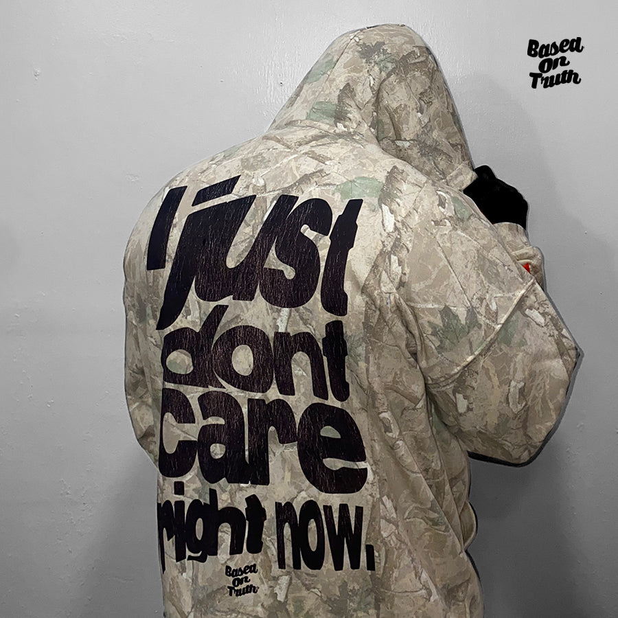 BOT x NO FakeFriends Camo Zip Hoodie