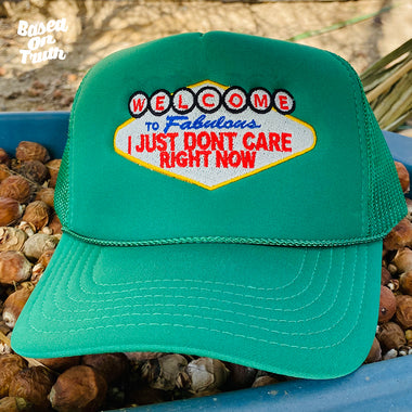 BOT x Vegas Feel Trucker hat Green