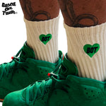 BOT x "I Luv My Feet" Greeny  Socks