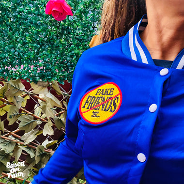 BOT x Ladies Night Varsity Jacket (Royal Blue)