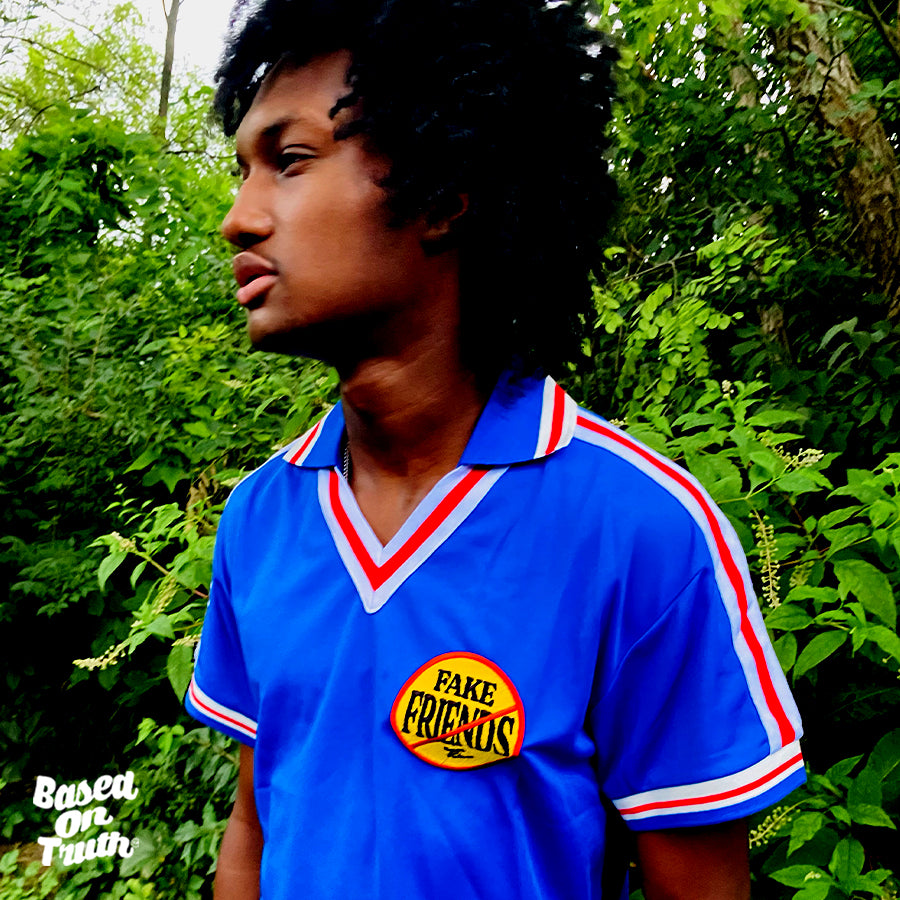 Basedontruth1 x mesh jersey (Blue White Red)